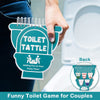 Toilet Games for Adults - Toilet Tattle Hilarious Gift for Couples Random Cool Stuff, Husband Gifts from Wife Funny Couples Gifts, Relationship Conversation Starter, Sudoku, Crossword, Word Search