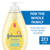 Johnson's Head-To-Toe Gentle Tear-Free Baby & Newborn Wash & Shampoo, Sulfate-, Paraben- Phthalate- & Dye-Free, Hypoallergenic Wash for Sensitive Skin & Hair, 3 x 16.9 fl. Oz (Amazon Exclusive)
