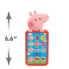 Peppa Pig Have a Chat Cell Phone, Toy Phone with Realistic Sounds and Light Up Buttons, Kids Toys for Ages 3 Up by Just Play