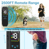 Dog Training Collar for Large Dog, Dog Shock Collar, 4 Training Modes Beep,Vibration,Electric Shock,Dog Finder,Rechargeable IP67 Waterproof E-Collar with Remote 2500FT
