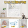 BOUTICOL Cat Resistant Mesh Screen, 38'' x 83'' Door Screen with Zipper Stop Cats Running Out, Thickened Pet for Home Bedroom, Living Room