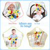 FPVERA Carseat Toys for Infants 0-6 Months Spiral Stroller Newborn Toys, Plush Hanging Baby Rattle Sensory Toys for Crib Mobile Bassinet for 0 3 6 9 12 Boys Girls Ideal Gifts