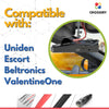 Crossery Radar Detector Hardwire Kit for Escort, Uniden R1 R3 R7, Beltronics Valentine One Radar Detector Power Cord | 12