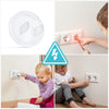 HZJD Clear Outlet Covers, Child Proof Outlet Protector, Baby Electrical Safety, Easy Install Outlet Plug Covers(10 Pack)