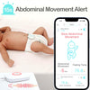 Sense-U Smart Baby Monitor 3 (Long Range & FSA/HSA Approved) - Tracks Abdominal Movement, Rollover, Sleeping Position, Temperature with Real-time Alerts from Anywhere (Pink)