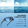 KastKing Ellijay Bifocal Polarized Sunglasses, Bi-Focal x1.5 x2.0 x2.5 Magnifications, Wrap Sport Reader Sunglasses