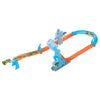 Hot Wheels Track Builder Playset Wind Gravity Pack with 1:64 Scale Toy Car & 12 Component Parts in Modular Storage Box