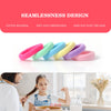 400PCS Baby Toddler Hair Ties, Elastic Hair Rubber Bands for Girls, 17 Colors Candy Cotton Toddler Hair Accessories, Small Soft Seamless Ponytail Holders for Kids TIZZ