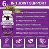 GORNVB Glucosamine Chondroitin Gummies with MSM & Elderberry Extra Strength - Joint Support, Antioxidant Immune Support Supplement for Adults, Men & Women - 60 Chondroitin Gummies (2 Pack)