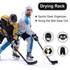 Hockey Drying Rack,Hockey Equipment Gear Drying Rack,Portable Sports Gear Organizer Hanging Straps with 5 Hooks,Ice Goalie Hockey Gifts For Boys Football Baseball Catcher.Outdoor Camping Must Haves