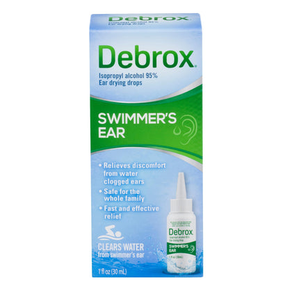 Debrox Swimmer's Ear Drying Drops for Adults & Kids, 1 Fl Oz (Pack of 1)