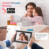 WiFi 10.1'' Digital Picture Frame with 1280x800 Resolution, Touchscreen Digital Photo Frame Share Photos and Videos Remotely via APP - Gift Guide for Family and Friends