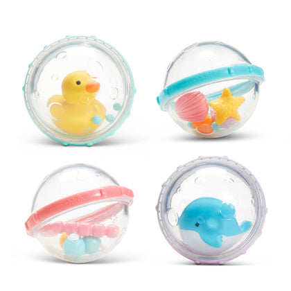 Munchkin® Float & Play Bubbles Baby and Toddler Bath Toy, 4 Count