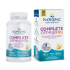 Nordic Naturals Complete Omega-D3, Lemon Flavor - 120 Soft Gels - 565 mg Omega-3 + 70 mg GLA + 1000 IU Vitamin D3 - EPA & DHA - Healthy Skin & Joints, Cognition, Positive Mood - Non-GMO - 60 Servings