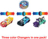 Mattel Disney Pixar Cars Toys, Color Changers 3-Pack Vehicles with Lightning McQueen, Mater and Jackson Storm Toy Cars