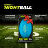 Nightball Tangle Glow in The Dark Inflatable LED Football - Light up Football with Bright LED Lights - Glow Football for Kids and Adults - Ideal Football Gifts for Teen Boys (Blue)