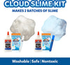 Elmers Cloud Slime Kit, Includes Elmers White School Glue, Elmers Glitter Glue Pens, Magical Cloud Dust, Elmer's Magical Liquid Slime Activator, 10 Count, Large