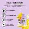 Lemme Purr Vaginal Probiotic Gummies for Women - Balanced pH, Healthy Odor, Yeast Balance & Flora Support + Vitamin C for Immune Health - Tasty Pineapple (60 Count)