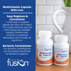 Bariatric Fusion One Per Day Bariatric Multivitamin with Iron | Easy to Swallow Capsule | Bariatric Vitamin for Bariatric Surgery Patients | Post Gastric Bypass and Sleeve | 30 Count | 1 Month Supply