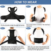 ABACKH Back Brace Posture Corrector for Women and Men - Adjustable Posture Back Brace for Upper and Lower Back Pain Relief - Improve Back Posture and Lumbar Support XXL(42
