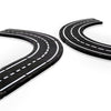 MAGNA-TILES XTRAS: Roads 12 Piece Magnetic Construction Set, The ORIGINAL Magnetic Building Brand
