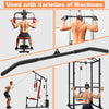 SERTT 39.37 Inch LAT Pulldown Bar Attachment for Pulley Cable Machine, Curl Tricep Press Down Bar with Rubber Handle, LAT Pull Down Bar Accessories for Gym, Strength Workout, Muscle Building