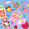Valentines Day Gifts Cards for Kids - 28 Pack Cute Mochi Squishy Toys Bulk - Fun Valentines Party Favors for Boys Girls Classroom Exchange Gifts School Games Prizes