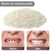 100g Tooth Solid Gel Temporary Repair Kit Moldable Thermal Fitting Bead Teeth Pellet Adhesive Fake Teeth for Halloween Scary Themed Party Makeup Filling Fix The Missing Broken Tooth