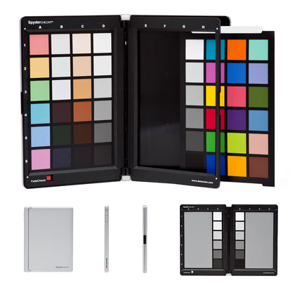 Datacolor Spyder Checkr - Color calibration tool for cameras. Ensure accurate, consistent color with varied cameras/light. Has 48 target colors + grey card for in-camera white balance