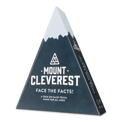 MOUNT CLEVEREST - Original Edition | True or False Trivia Game | Fun Family Card Game for Adults & Kids | Party Games for Kids Birthday | Travel Games | Gift for Boys and Girls | Stocking Stuffer