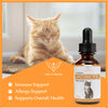 Natural Antibiotics for Cats - Cat Antibiotics - Cat Antibiotic - Pet Antibiotics - Cat Immune Support - Antibiotic for Cats - Cat Multivitamin - Cat UTI Antibiotics - 1 fl oz: Maple Flavor