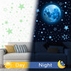 495Pcs Glow in The Dark Stars for Ceiling Glow in The Dark Moon and Space Wall Decals Glowing Galaxy Universe Planet Wall Stickers Ceiling Stars Glow in The Dark Kids Boys Bedroom Living Room Decor