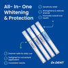 DrDent Professional LED Teeth Whitening Kit - Carbamide Peroxde Sensitivity Free Formula - (3) Teeth Whitening Gel Pens 30+ Whitening Sessions - (1) Remineralization Gel - Rapid & Effective Results