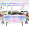3 Pack Iridescent Tablecloth, 54