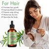 Rosemary Oil for Hair Growth, 100% Organic Rosemary Essential Oil for Hair Growth Serum, Strengthens Hair,Nourishes Scalp, Skin Care, Rid of Itchy & Dry Scalp, Hair Loss Treatment 60M