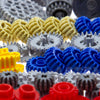 ASTEM 699pcs Technic-Parts Technic-Gears Axle-Pin-Connector Compatible with Lego-Technic Technic Cam Worm Cogs Gears Steering Parts Differential Engine Kit.