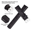 Ritche Quick Release Leather Watch Bands Genuine Leather Watch Strap for Samsung Galaxy Watch 6 Band Classic 43mm 47mm 40mm 44mm 18mm, 20mm or 22mm for Men and Women, Valentine's day gifts for him or