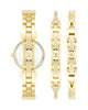 Anne Klein Women's Premium Crystal Accented Bangle Watch and Bracelet Set..