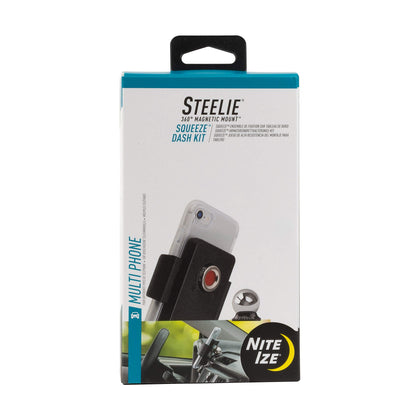 Nite Ize Steelie Squeeze Dash Kit, Universal Dashboard Magnetic Car Mount Holder, Compatible With MagSafe iPhone 12 Pro Max/Mini/Galaxy/Edge/Google Pixel and more