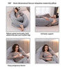 Maternity Pillow U Shape? Pregnancy Pillows for Sleeping? Body Pillow? Full Body Pillow?Head, Back, Abdomen, Legs Support Soft and Comfortable ?Velvet Pillowcase Removable Easy to Clean