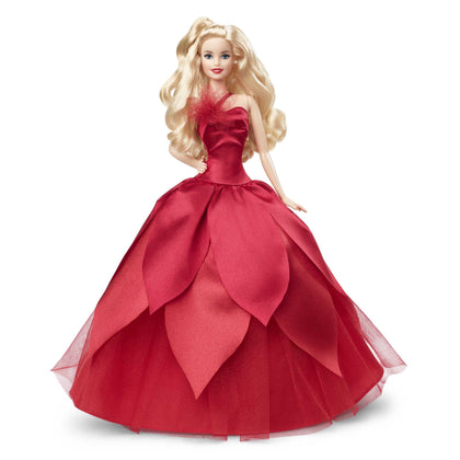 Barbie Signature 2022 Holiday Doll (Blonde Hair), 6 Years and Up., HBY03