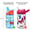 Replacement Straws for CamelBak eddy Kids 12oz Water Bottle,Accessories Set Include 5 BPA-FREE Straws and 1 Cleaning Brush