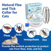 Flea Collar for Cats, Vet-Recommended Cat Flea Collar Provide Long Flea and Tick Prevention for Cats and Kittens, Waterproof, One Size Fits All, 2 Pack