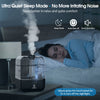 Cool Mist Humidifier, Ultrasonic Air Humidifiers for Bedroom Babies Home, 4.5L Large Top Fill Desk Humidifiers with Three Mist Modes, 360° Nozzle, Auto Shut-Off, Lasts Up to 30 Hours, Super Quiet