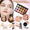 Makeup Kit for Teens - Eyeshadow, Lipgloss, Foundation, Makeup Brushes and Powder