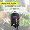 Simple Deluxe 100W Ceramic Reptile Heat Lamp Bulb No Light Emitting Brooder Coop Heater & Digital Heat Mat Thermostat Controller Combo for Amphibian Pet & Incubating Chicken, Black