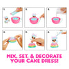 LOL Surprise Mix & Make Birthday Cake Tots with Collectible Doll, DIY Cake Dress, Cake Making and Decorating, Ingredients and Glitter Sprinkles, Cake Dress Doll- Great Gift for Girls Age 3+