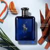 Ralph Lauren - Polo Blue - Parfum - Men's Cologne - Aquatic & Fresh - With Citrus, Oakwood, and Vetiver - Intense Fragrance - 0.34 Fl Oz