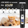 Dog Grooming Kit with Led Display, Heavy Duty Pet Grooming, Upgrade Motor, Clippers Low Noise, USB Rechargeable Cordless Small & Large Dogs Cats