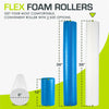 ProsourceFit Flex Foam Rollers 36 for Muscle Massage, Physical Therapy, Core & Balance Exercises Stabilization, Pilates, White, 36 x 6-Inch (ps-2115-foam-36x6 White)